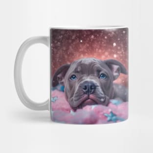 Staffy On A Blanket Mug